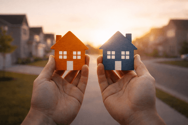 Short real estate promotional video designed for social media, featuring property images and agent information, formatted for Facebook posts or reels.